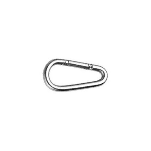 BARON 2460-1/4 Spring Snap Hook, 1/4 in Trade, 700 lb Load, Stainless Steel