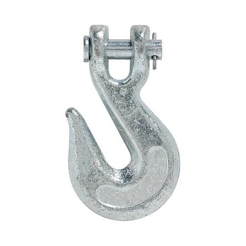 BARON 330-1/4 Clevis Grab Hook, 1/4 in Trade, Carbon Steel