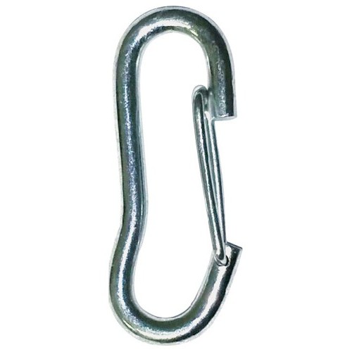 BARON 427 Snap Hook, 300 lb, 5/16 in Snap Opening, 5/16 in Eye, 2-1/4 in Overall Length, Steel