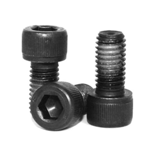 BBI 015149 Fully Threaded Round Socket Cap Screw With Nylon Patch, 1/4-20, 3/4 in OAL, Alloy Steel