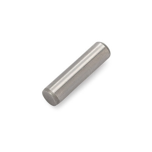 Dowel Pin, 1/2 in Dia, 1-1/4 in L, Bright