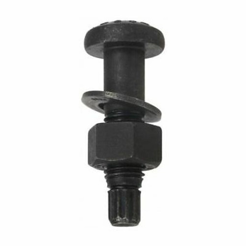 Tension Control Bolt, Imperial, 3/4 in-10 Diameter - Thread Size, 3-1/2 in Length Under Head, Mechanical Galvanized, Round Head