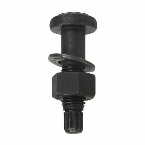 Tension Control Bolt, Imperial, #1-8 Diameter - Thread Size, 3-3/4 in Length Under Head, Mechanical Galvanized, Round Head