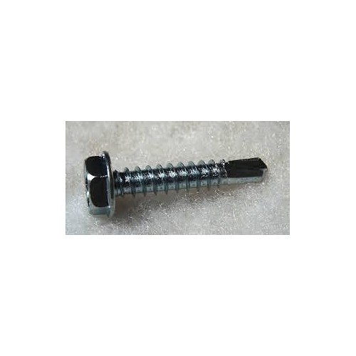 Self-Tapping Screw, Imperial, #10-12 Diameter - Thread Size, 5/8 in L, Truss Head, Phillips Drive, Zinc CR3+ Plated Finish