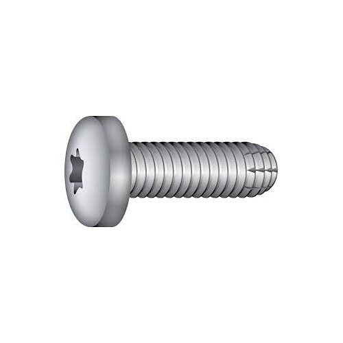 BBI 699043 Thread Cutting Screw, Measurement System: Imperial, 8-32, 1/2 in Overall Length, Philips Flat