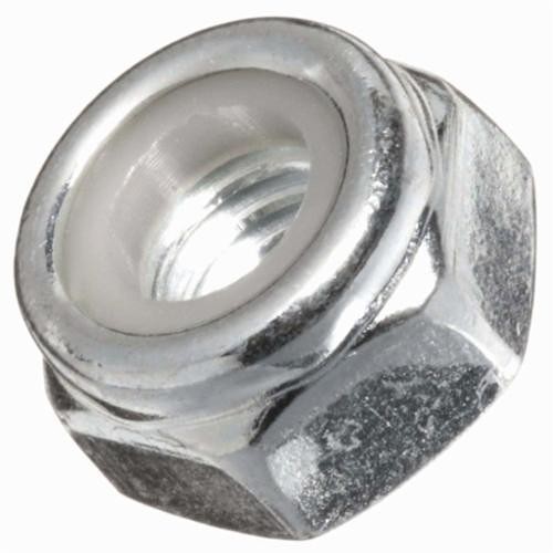 BBI 859220 2-Way Reversible Lock Nut, 5/16-18, Low Carbon Steel, Zinc CR+3, A Material Grade, Right Hand Thread