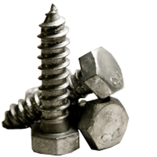 Lag Bolt, 1/4 in Dia, 1-1/4 in Length