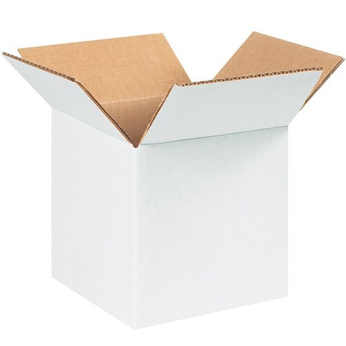 BGR INC 136157 Corrugated Box, Single Wall, 5 in Overall Length, 5 in Overall Width, 5 in Overall Depth