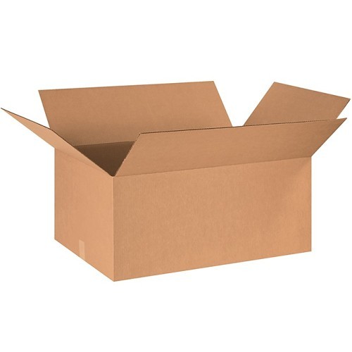 BGR INC 136254 Corrugated Box, Single Wall, 36 in Overall Length, 24 in Overall Width, 18 in Overall Depth