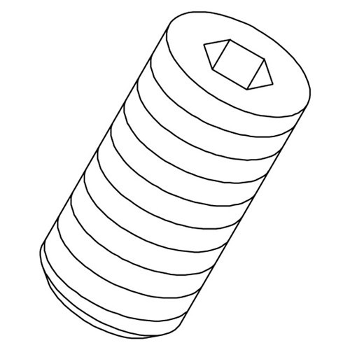 BIG KAISER 10.690.549 Locking Screw, Metric, M4 x 6.2