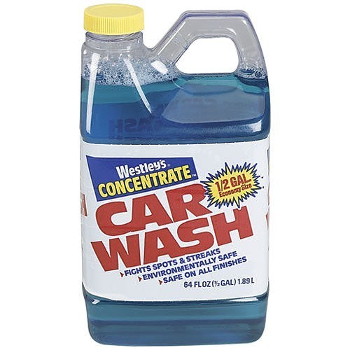 BLUE CORAL WC107G High Foam Car Wash Concentrate, 64 oz, Mild, Liquid