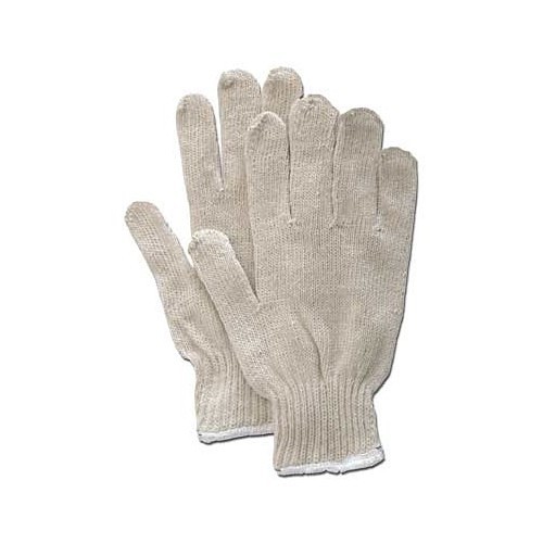 BOSS® 1JC1203 Work Gloves, Large, #9, Poly/Cotton, Natural, Knit Wrist Cuff