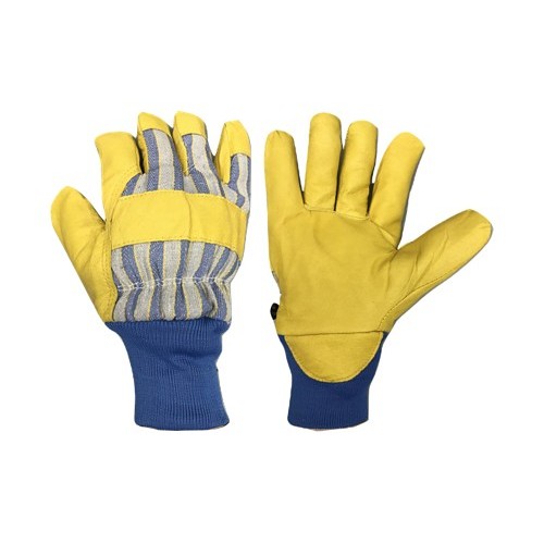 BOSS® 1JL4341 Work Gloves, Gunn Cut, Grain Pigskin Palm, Leather