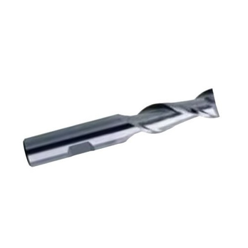 Dauphin Precision Tool BRUBAKER TOOL™ FC70045-00-B Square End Mill, 3/4 in Cutter Dia, 2 Flutes, 3/4 in Shank Dia, 3-7/8 in Overall Length, Uncoated