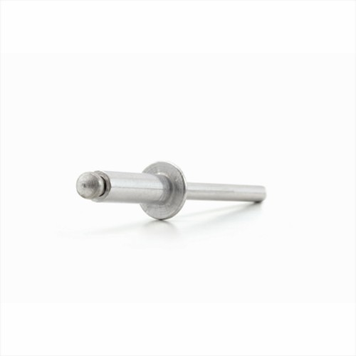 Blind Rivet, Aluminum Body/Mandrel, 0.187 in Rivet Dia, 0.126 - 0.25 in Grip Range