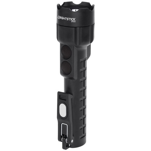 Bayco® NightStick® NSP-2422B Rechargeable Flashlight, Led Bulb, Polymer Nylon Housing, 130/110/235 Lumens, 2 Bulbs