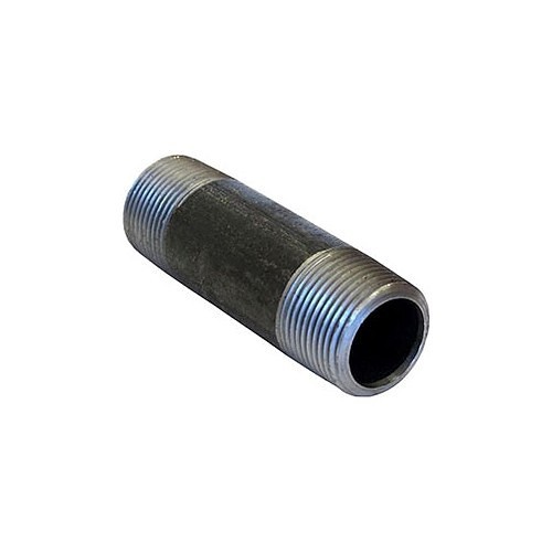 ASC Beck® 0330509407 Pipe Nipple, 3/8 in Nominal, MNPT End Style, 1 in Close Length, Carbon Steel, Black, SCH 80/XH Schedule, Welded Method of Manufacture