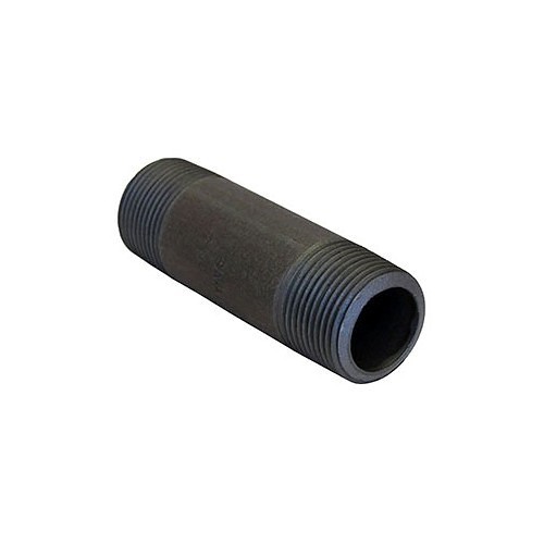 ASC Beck® 0332615004 Pipe Nipple, 1/2 in Nominal, MNPT End Style, 3-1/2 in Length, Carbon Steel, Black, SCH 80/XH Schedule, Seamless Method of Manufacture