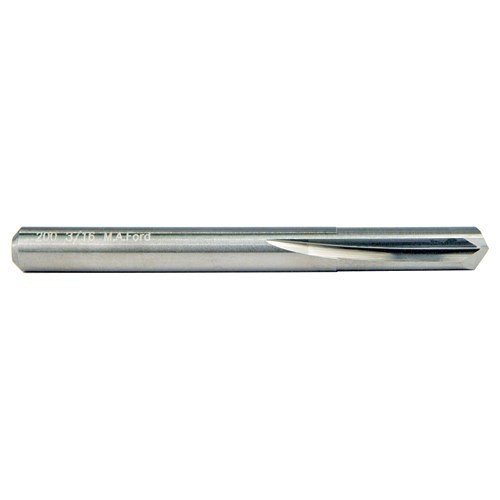 M A FORD AX3020229 Straight Flute Drill Bit, 1/8 in Drill Size, 0.125 in Drill Size - Decimal Inch, 5/8 in Cutting Depth, 2 Flutes, Carbide