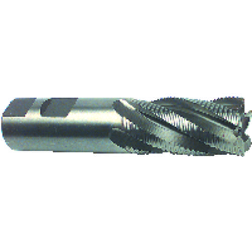 ProCut II CV80FCR164 Roughing End Mill, 1/2 in Cutter Dia, 1-1/4 in Length of Cut, 4 Flutes, 1 in Shank Dia, 3-1/4 in Overall Length, Uncoated