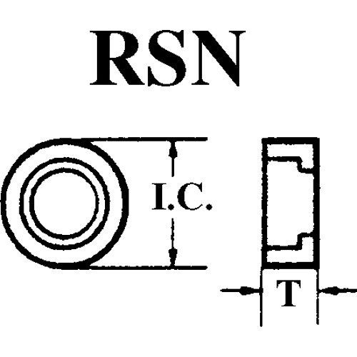 Shim Seat, For Use With: 1 in IC, 1/4 in Thk, 1 in Inscribed Circle Dia