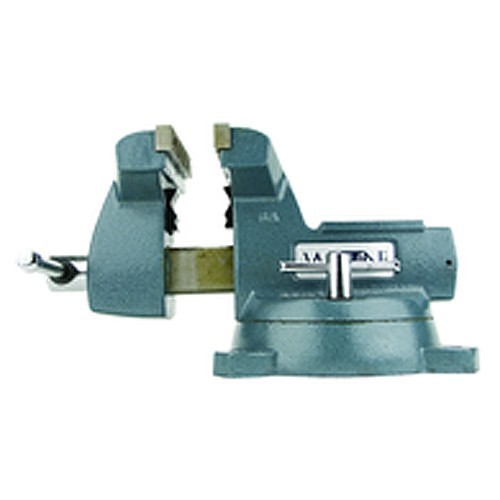 JPW Industries Wilton® Mechanic's Vise, 5-3/4 in Jaw Opening, 6 in Jaw Width, 1/4 to 3-1/2 in, 11 in Base Width, 17.7 in Base Length, Swivel Base, 360 deg Rotation, Steel