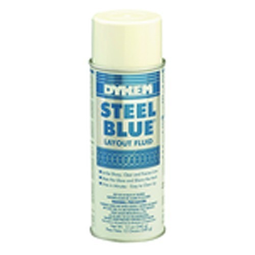 Dykem® LL6080000 Layout Fluid, 12 oz Container, Aerosol Can Container, Blue, Aerosol Form