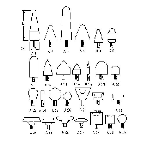 Bostwick Braun Standard Quality ML50A26 Mounted Point, A26 Point