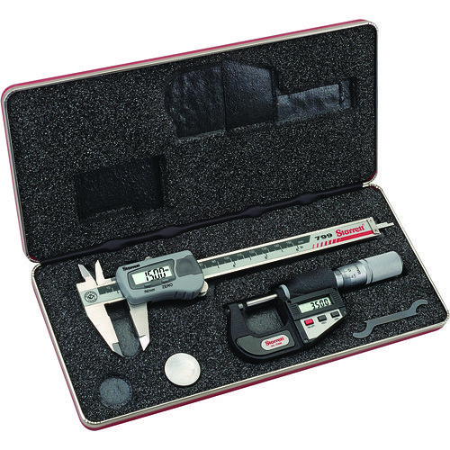 Starrett® MV7012206 Electronic Outside Micrometer Set