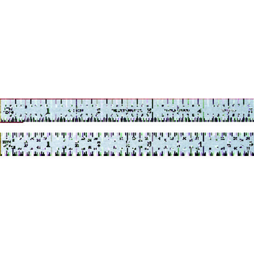 Starrett® MV7051334 Flexible Rule, Graduations: 3R, 6 in Length, Steel, Satin Chrome