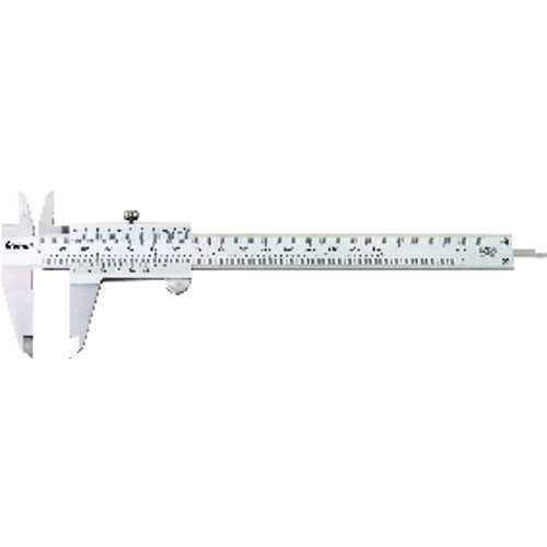 Starrett® MV7061886 Slide Vernier Caliper, Measuring Range: 0 to 12 in/0 to 300 mm, Graduations: 0.002 in/0.02 mm, 5/8 in Jaw Depth, Stainless Steel, Polished Stainless Steel