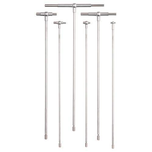 Fowler NA5552470007 Telescoping Gage Set, Measuring Range: 5/16 to 6 in, 6 Piece, Rigid Handle