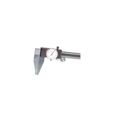 Procheck NB60CDC6 Dial Caliper, Measuring Range: 0 to 6 in, Graduations: 0.001 in, Stainless Steel, Satin Chrome