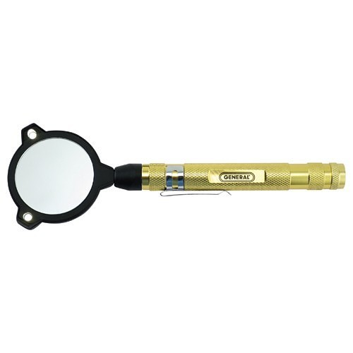 GENERAL® NE5092557 Inspection Mirror, 2 in Mirror, Round Shape, 8 in Length