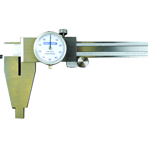 Procheck PC21DC18HD Dial Caliper, Measuring Range: 18 in, Graduations: 0.001 in, 3-1/8 in Jaw Depth