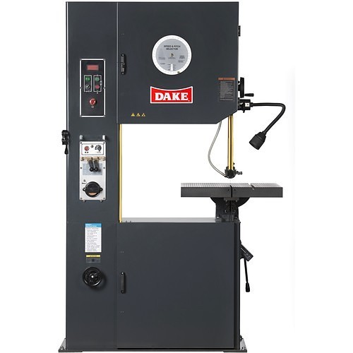 Dake RF459870312 Bandsaw, 3 hp, 230 V, 3 Phase, 550 to 5000 fpm