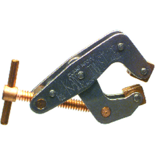 T-Handle Clamp, 1-1/4 to 1-3/4 in Throat Depth, 3 in Jaw Opening, 1500 lb Clamping Pressure, Series: 410