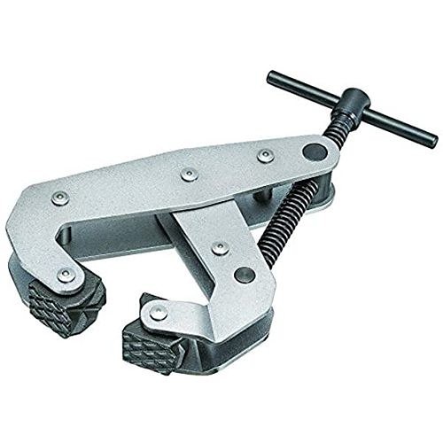 T-Handle Clamp, 4-1/2 to 5-1/2 in Throat Depth, 6 in Jaw Opening, 2000 lb Clamping Pressure, Series: 421