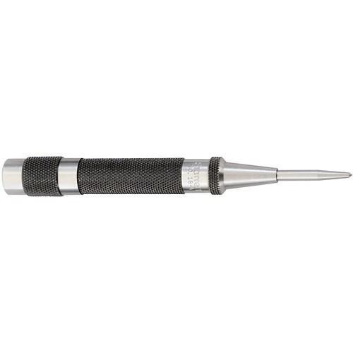 Starrett® STIP17-01-56757 Automatic Center Punch, Automatic Center, 5-1/4 in Overall Length, Steel Tip