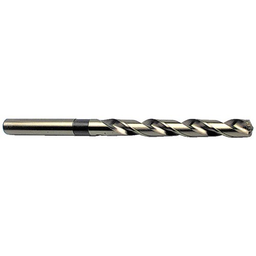 Taper Length Drill Bit, #55 Drill, 0.052 in Drill, 3 in Overall Length, High Speed Steel, Bright