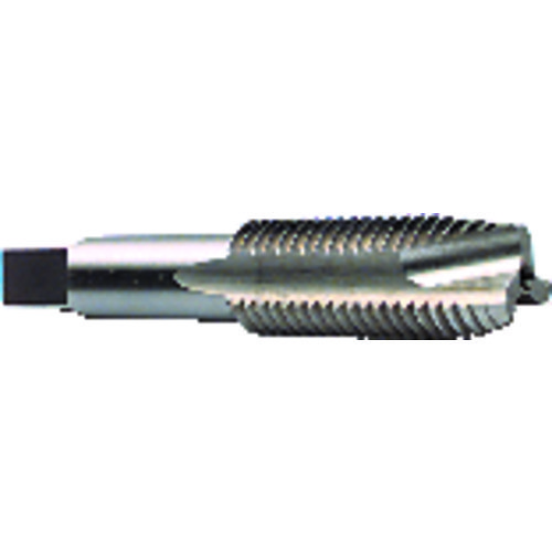 Spiral Point Tap, #4-40 Thread, H2 Thread Limit, Plug Chamfer, Number of Flutes: 3, Bright, High Speed Steel