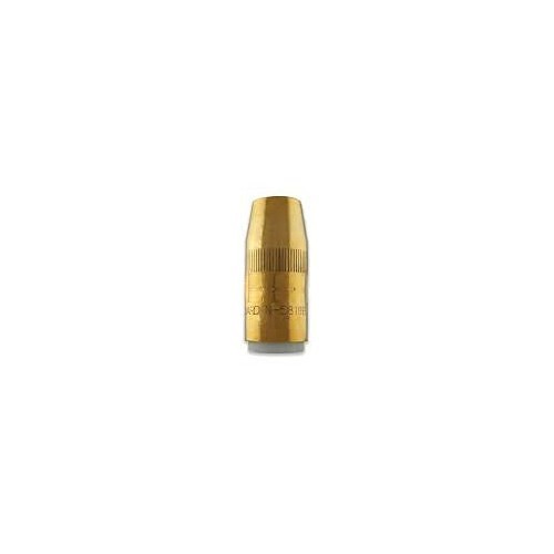 Bernard 360-NS-1218B MIG Nozzle, For Use With: T Series Tip, D-1 Diffuser, 4523r Insulator, Brass