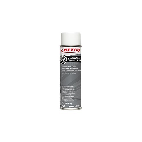 Betco 06523 Cleaner and Polish, 12 oz Container, Aerosol Container, Characteristic Odor/Scent, Clear, Liquid Form