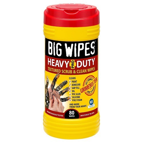 Big Wipes 6002 0046-2 Antibacterial Hand Wipe, Red