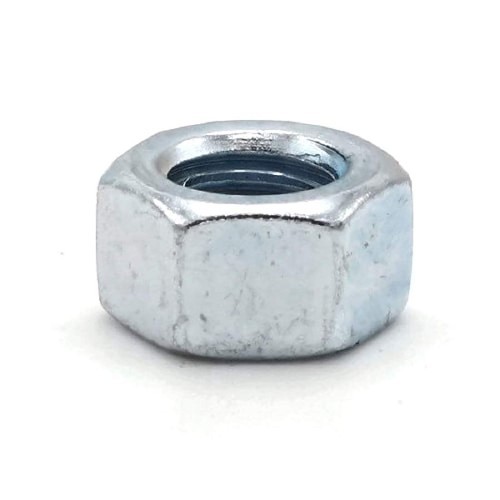Hex Jam Nut, Imperial, Zinc Plated, Material Grade: 5