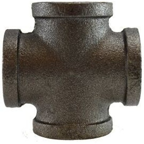 ASC 5140060 Pipe Cross, Cross Fitting/Connector, 1 in Nominal, Malleable Iron
