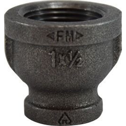 Pipe Coupling, Coupling Fitting/Connector, 1-1/4 in x 3/4 in Nominal, Malleable Iron