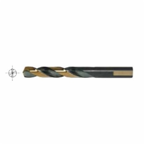 Blitz Bits® BBML74224 Mechanics Drill, 27/64 in Drill - Fraction, 0.4219 in Drill - Decimal Inch, High Speed Steel, Black Oxide and Gold