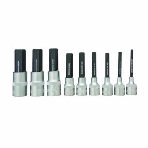 Bondhus® 43299 ProHold® Socket Bit Set, 5/32 to 5/8 in Hex, 9 Pieces, ProGuard™