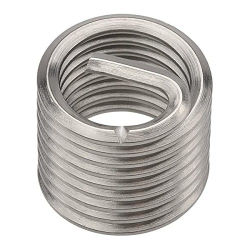 Bordo Industrial Tools 3534-8GX1.5DP Wire Threaded Insert, Free Running Insert, Helical Spiral, 36 TPI, UNF